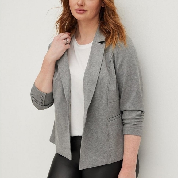 torrid Jackets & Blazers - Torrid Chelsea Studio Luxe Ponte Blazer